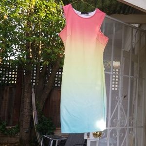 Small rainbow dress